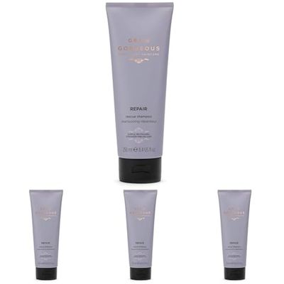 Grow Gorgeous Repair Rescue Hair Shampoo, 250ml (Pack of 4)