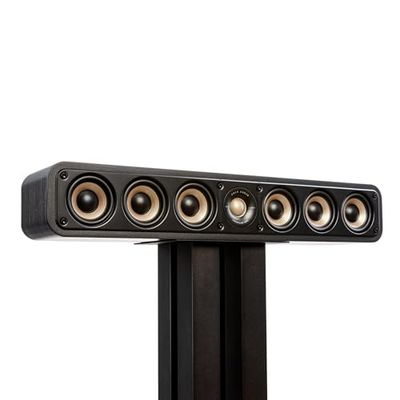 Polk Audio Signature Elite ES35 Enceinte Centrale Hi-Res, Compatible Dolby Atmos/DTS:X (Pièce) - Noire