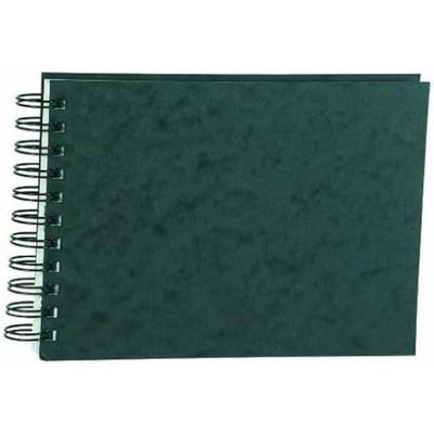 Daler-Rowney schetsboek in liggend formaat, vaste omslag, spiraalgeniet, 265 x 210 mm
