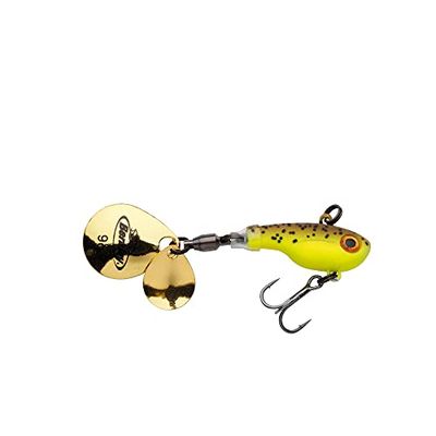 Berkley Berkleypulse Spintail, Esca Artificiale Pesca, Brown Chartreuse, 7 cm |14 g