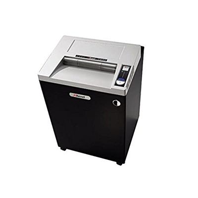 Rexel RLWS35 2103035 35 Sheet Manual Wide Entry Strip Cut Shredder for Large Office Use (20+ Users), 175 Litre Removable Bin, Wide Entry, Includes Shredder Oil, Black/Silver