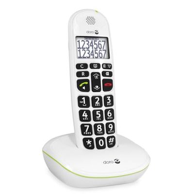 Doro PhoneEasy 110 DECT Draadloze Telefoon, Wit