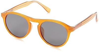 Ocean Sunglasses Fashion Cool Unisex Flat Lens Sunglasses Men Women, Occhiali da Sole, Miele Brillante, 46/25/144