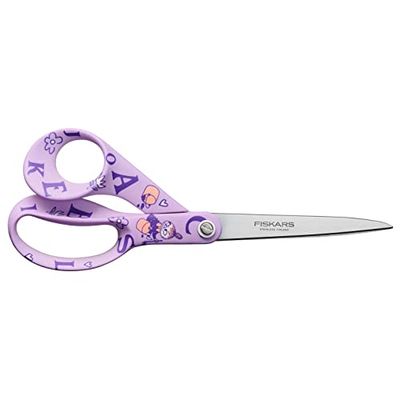Fiskars X Moomin Forbici Multiuso con Design dei Mumin, Per Destrimani, Lunghezza: 21 cm, Lame in Acciaio Inox, ABC, 1067187