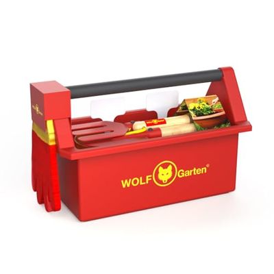 Red Tool Box- Herramientas de jardinería para niños, Color Rojo 2, One Size (SGH013-W)