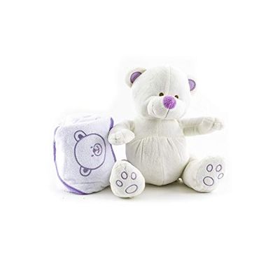 Duffi Baby Cape de Bain et Peluche, 80 x 80 cm, Couleur Mauve Master Baby Home, S.L. 5128-15