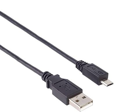 PremiumCord USB - Micro USB verbindingskabel met lange Micro USB-stekker, USB A stekker op Micro B stekker, USB 2.0 High Speed datakabel, AWG28, kleur zwart, lengte 1, 8m