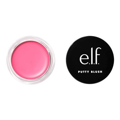e.l.f. Putty Blush, Creamy & Ultra Pigmented Formula, Argan Oil & Vitamin E, Bora Bora, 0.35 oz/10 g