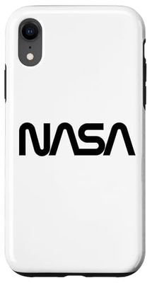 NASA Worm famous and classic logo Black Case for iPhone XR