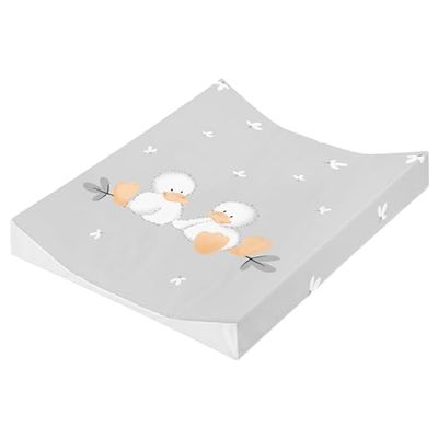 Julius Zöllner® Cambiador de 2 Cuñas 60 x 71 cm - Protector de Mesa Para Bebé - Película Impermeable y Lavable - Fabricado en Alemania - Oeko-Tex Standard 100 - Quack