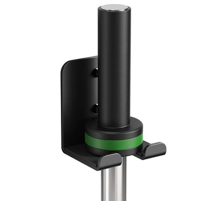 Verticale halterrek, halterhouder, muurbevestiging, barbell-opslaghouder, Olympische barhanger voor thuis, commercieel, garage gym (enkele staafhouder)