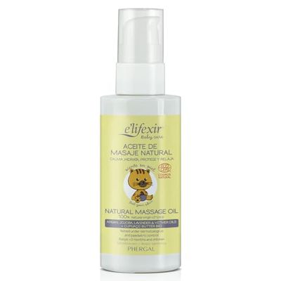 E'lifexir Baby Care | Natural Massage Oil | Moisturises and Protects Delicate Skin | 100% Natural Ingredients | 125ml