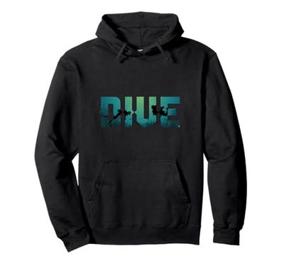 Immersione Sott'acqua Scuba Immersioni Sub Navigatore Felpa con Cappuccio