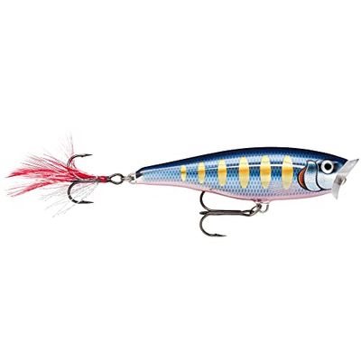 Rapala Bx Brat-Material Cuerpo de Balsa-Señuelo Pesca en Agua Dulce-Profundidad de Nado 0,9m-5cm/10g-Hecho en Estonia Ghost, Unisex-Adult, Striped Hot Blue, Taille 5cm / 6g