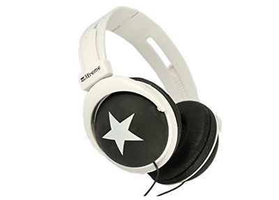 Xtreme London Cuffia Stereo Pieghevole, Rosso/Bianco