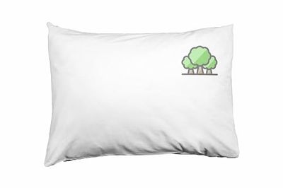 Bona Basics Housse de Coussin décorative, Polyester, white-417, 35 x 50 cm