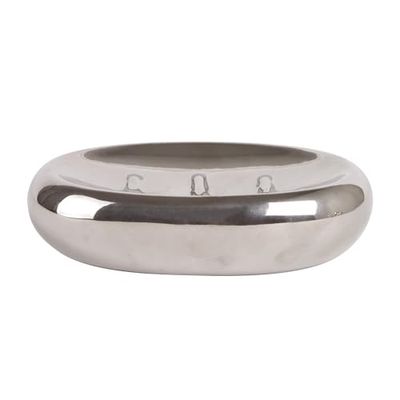 MSV Porte Savon céramique DAKHLA Argent