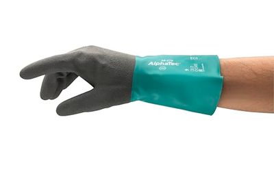 Ansell AlphaTec 58-270VP - Guantes de trabajo de seguridad con protección mecánica, talla 8 (M), (1 par)