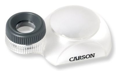 Carson DualView 3x Stand Loep Vergrootglas met 12x scherpzinnige Loep