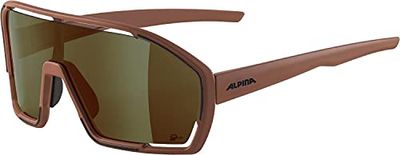 ALPINA Unisex - Vuxna, BONFIRE Q-LITE Sportglasögon, brick matt, One Size