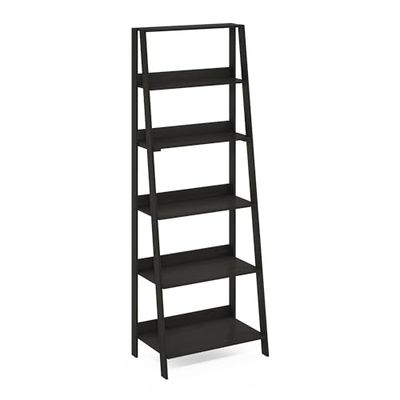 Furinno Ladder Boekenkast Display Plank, 6-laags Espresso