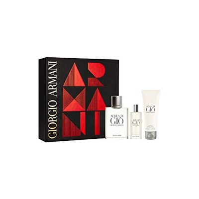 Armani Acqua Di Gio Pour Homme Giftset 190ml Edt Spray 100ml/Edt Spray 15ml/All Over Body Shampoo 75ml