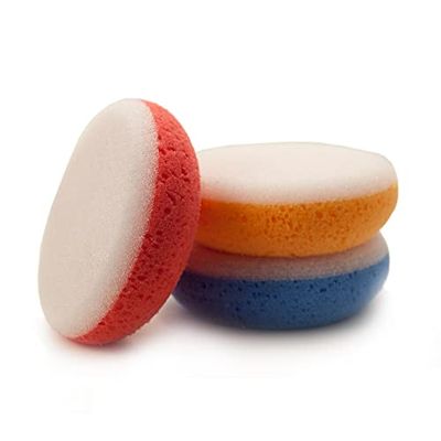 martini SPA Body Sponge, Polyurethane, Pink/Orange/Blue, 1 unità (Confezione da 3)