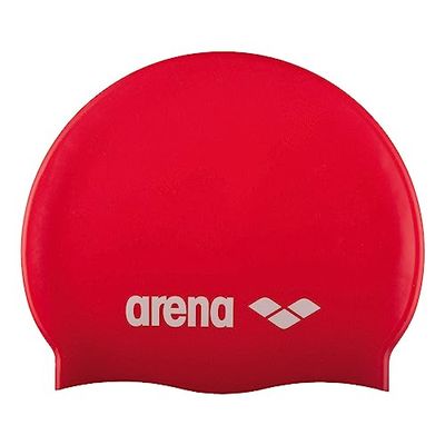 arena Classic silicone júnior gorro de natação unissexo, gorro de natação para meninos e meninas, gorro de natação com borda reforçada, gorro de natação suave e resistente