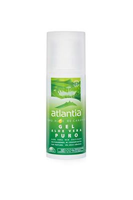 Atlantia Pures Aloe Vera Gel | Bio Aloe Vera z Wysp Kanaryjskich | Żel Bio Aloe Vera | 100% żel leczniczy Aloe Vera | 75 ml