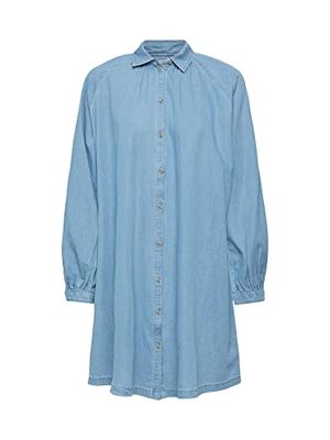 edc by ESPRIT Damklänning, 903/blå lätt tvätt, L