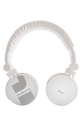 XX.Y stereohörlurar modernt utseende volymkontroll och mikrofon för telefonsamtal kabel vit