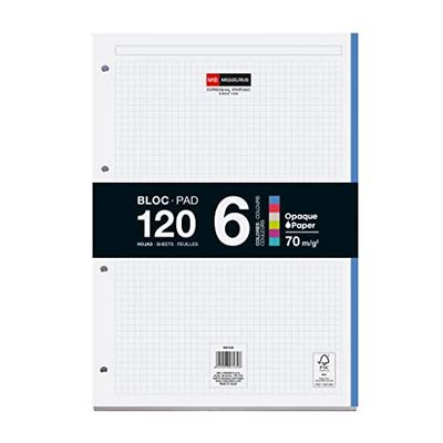 Miquelrius 7439 – Notepad A4, 120, 6 Colours
