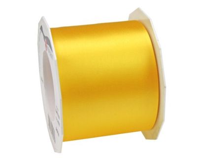 Präsent C.E. Pattberg Adria Ruban de Satin Jaune Largeur 72 mm Longueur 25 m