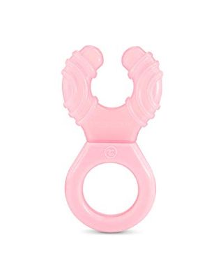 Twistshake Mordedor de refrigeração para bebé | 100% silicone alimentar | macio e resistente | acessório essencial para recém-nascido, livre de BPA, rosa