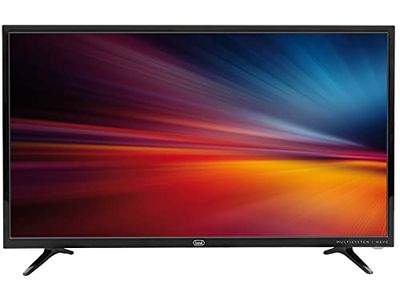 Trevi LTV 3206 SA2 Televisore LED 32” con Decoder Digitale Terrestre DVBT-T2 10 bit e Satellitare DVBS-S2, Funzione Hotel, Funzione Sleep, USB, HDMI, Audio/Video, Nero