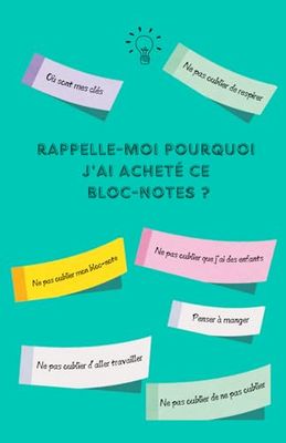 Rappelle-moi pourquoi j'ai acheté ce bloc-notes ?