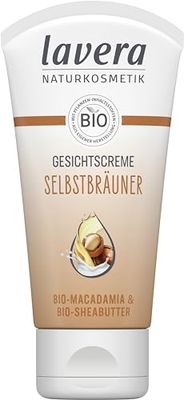 lavera Krem samoopalający do twarzy – samoopalacz – naturalna opalenizna – nawilżający – wegański – naturalny kosmetyk – 50 ml
