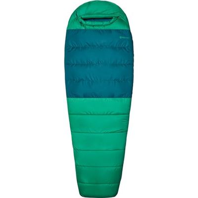 Marmot Lost Coast 30 Short, Down volwassen mummieslaapzak, 600+ eendendons vulling, licht en warm, verpakbaar, 168 cm, geschikt tot -21°