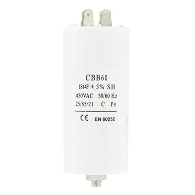 Paxanpax PLD051 Universal fitting Capacitor 18uF / 18MFD, 450VAC