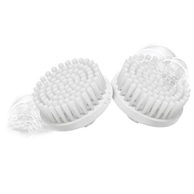 Braun Face Brush Normal Refills, Pack of 2 Replacement Brushes, Facial Cleansing Brush, Daily Pore Deep Cleansing and Make-Up Removal, SE80, White