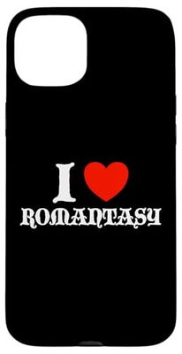 I Love Romantasy Funny Cute Romance Fantasy Fiction Book Fan Case for iPhone 15 Plus