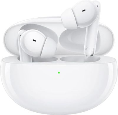 OPPO Enco Free 2 W52 True Wireless hoofdtelefoon, wit, Bluetooth 5.2, ruisonderdrukking, in-ear hoofdtelefoon, Dynaudio Quality Sound, [Italiaanse versie], wit