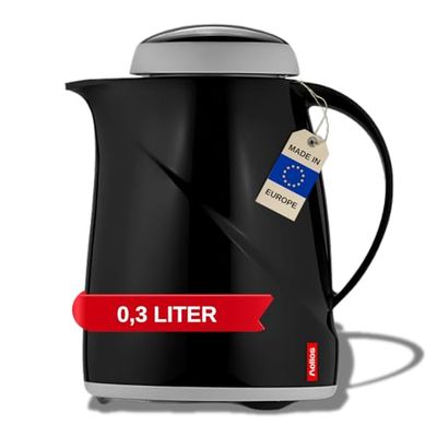 Helios Wave Plastique Isotherme, Plastique, Noir, 0.3 Litre