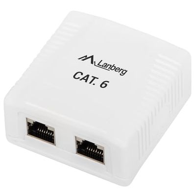 LANBERG Rack Cabinets FTP Data Box 2-Port RJ45 Shielded Cat. 6