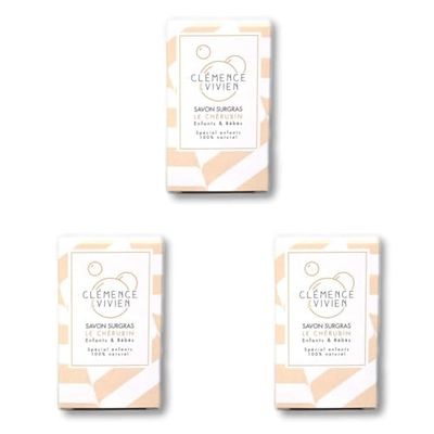 Clémence & Vivien Savon à Froid Chérubin 100 g (Lot de 3)