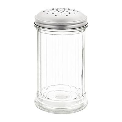 Suikergiet met 4X140X70mm Multi Gaten Glas en Roestvrij staalcontainer