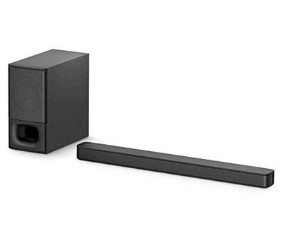 Sony HT-S350 2.1. Soundbar dei canali (incluso subwoofer, Bluetooth, suono surround anteriore, S-Force PRO, Dolby Digital) nero