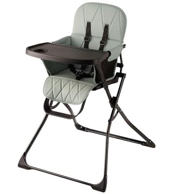 THERMOBABY - Chaise haute pliable HANDY pour Bébé - Pliage Rapide et Facile - Entretien facile - Tablette Amovible