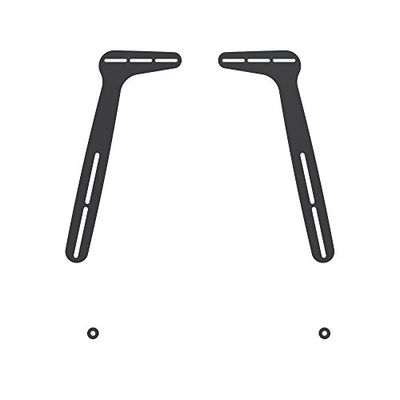 PureMounts PM-Sound-A - Suporte universal para barra de som / barra de som, compatível com VESA até 600 x 400, máx. Carregar 15 kg, material aço 2,5 mm