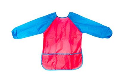TSI Tablier de Peinture pour Enfants, Polyester, Rose Bonbon, 60 x 44 cm